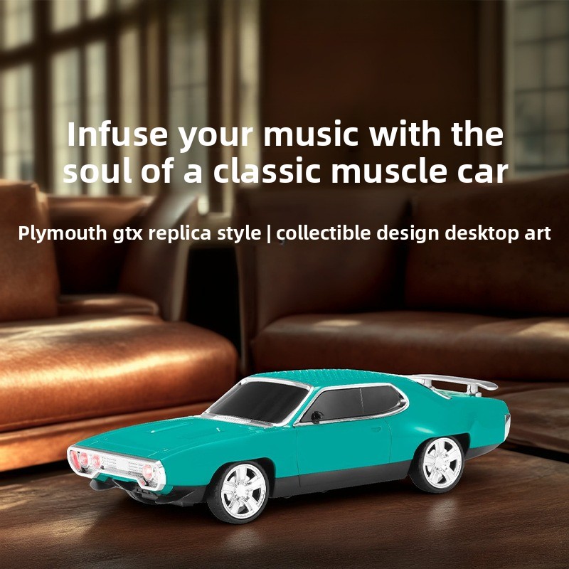 Audio Music Spotify - Speaker Bluetooth Model Mobil Plymouth, Ornamen,