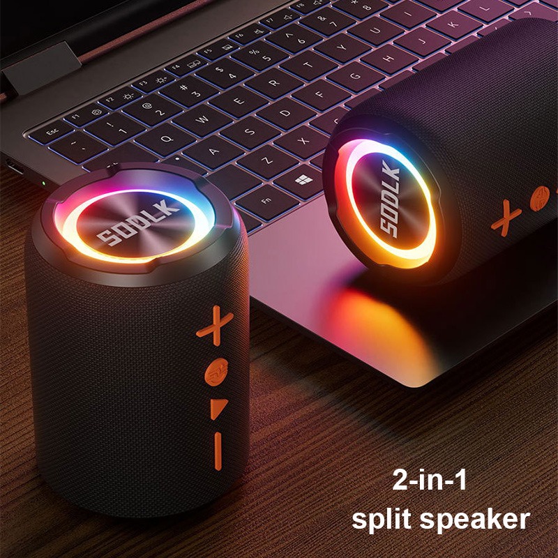 Audio Music Spotify - SODLK TX9 Speaker Bluetooth Terpisah 2-In-1