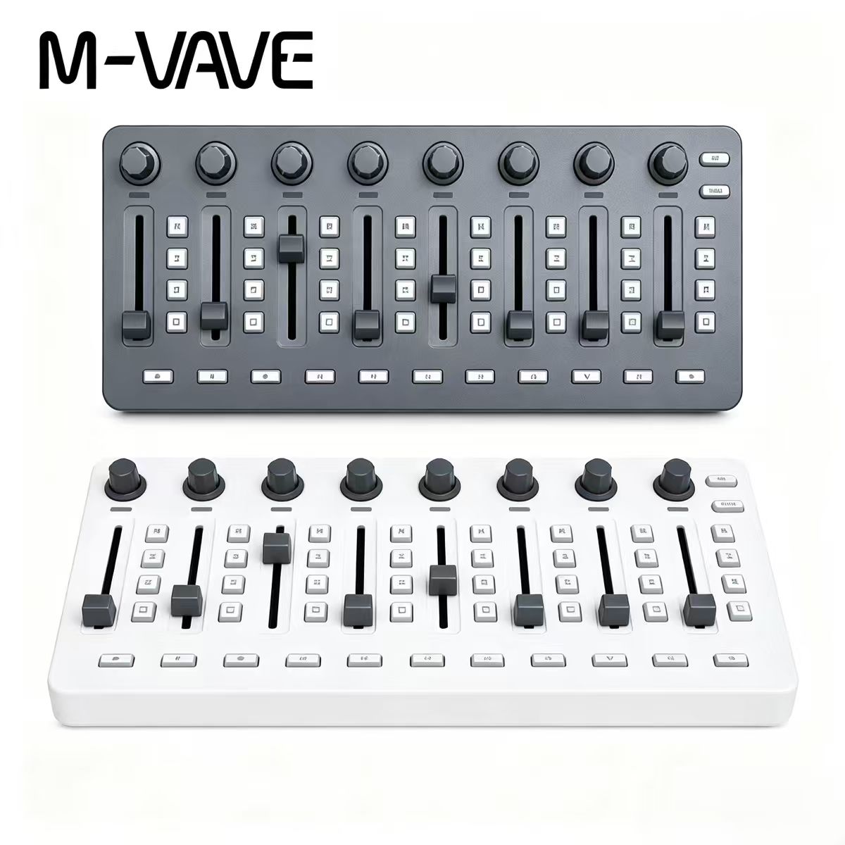 Midi Controller Pad - M-VAVE SMC-MIXER Pengontrol MIDI Nirkabel, 43