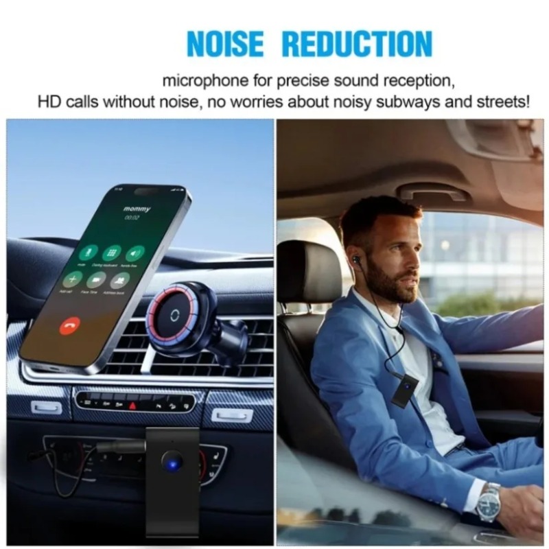 Audio Without Music - Penerima Audio Bluetooth 5.0 dengan Earphone