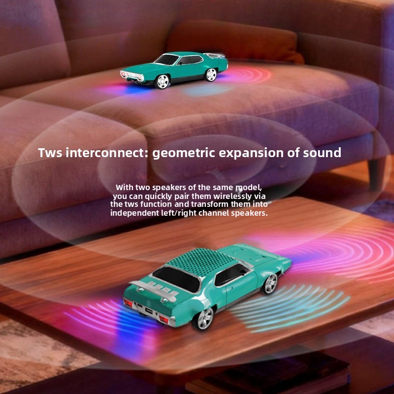 Speaker Bluetooth Model Mobil  - Audio Music Spotify ulasan dan harga