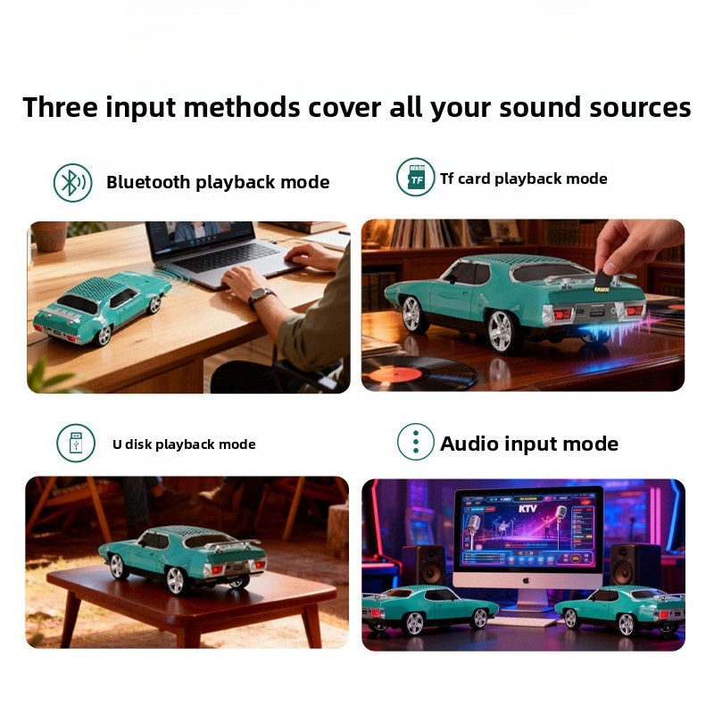 Speaker Bluetooth Model Mobil  - Audio Music Spotify ulasan dan harga