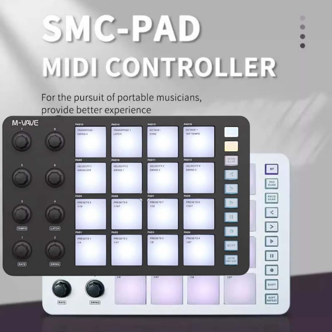 M-VAVE SMC-PAD Pengontrol MIDI - Midi Controller Pad ulasan dan harga