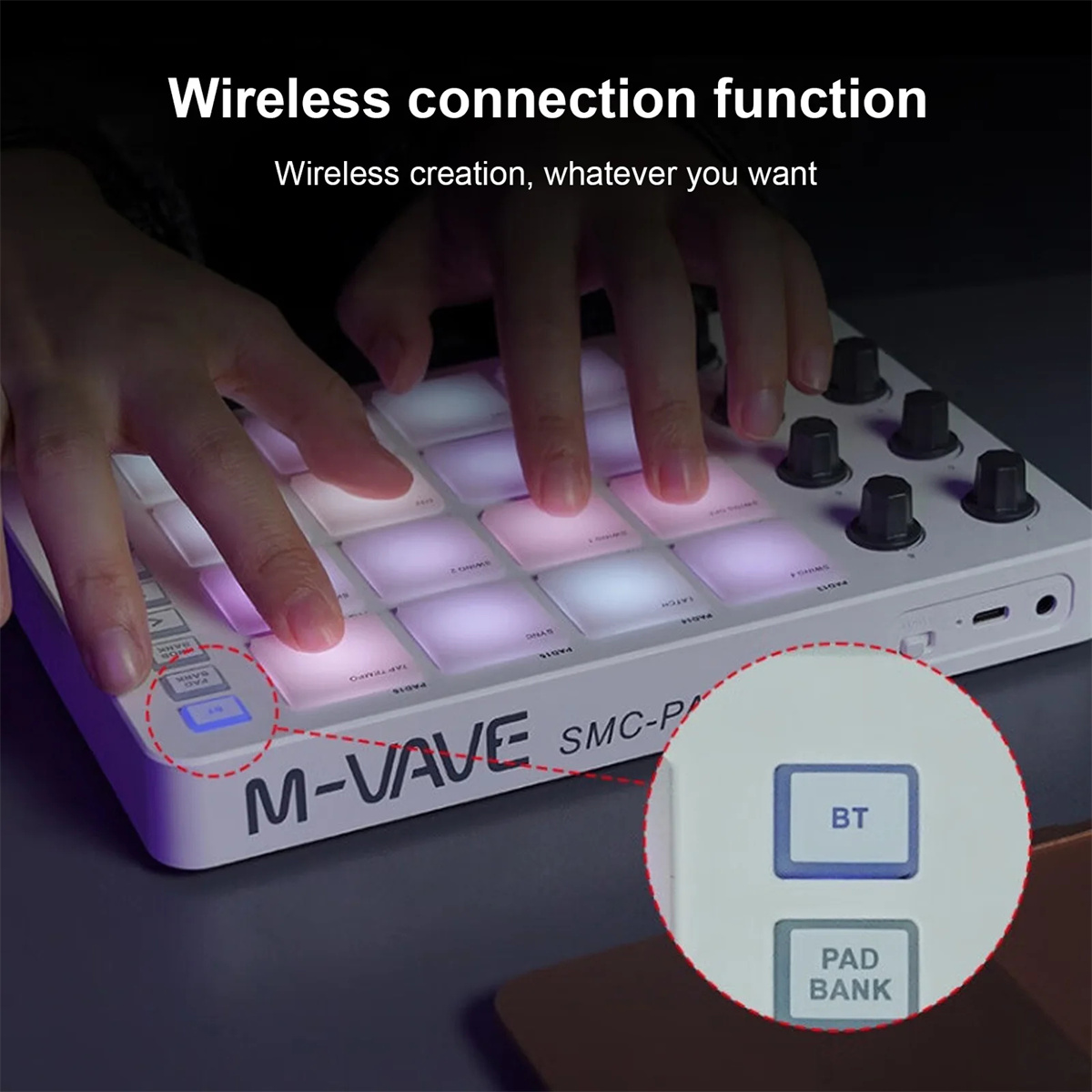 M-VAVE SMC-PAD Pengontrol MIDI - Midi Controller Pad ulasan dan harga