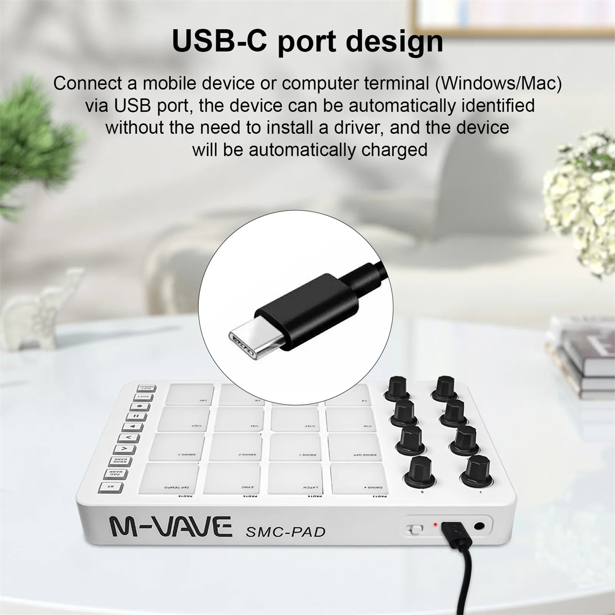 M-VAVE SMC-PAD Pengontrol MIDI - Midi Controller Pad ulasan dan harga