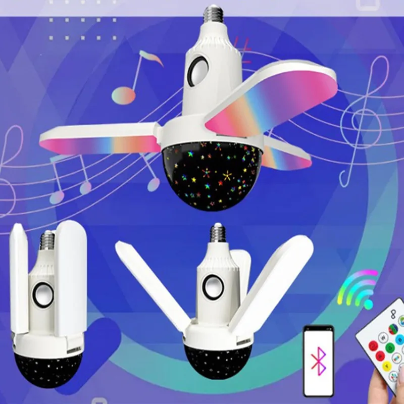E27 Lampu Warna-warni Langit B - Audio Music Spotify ulasan dan harga