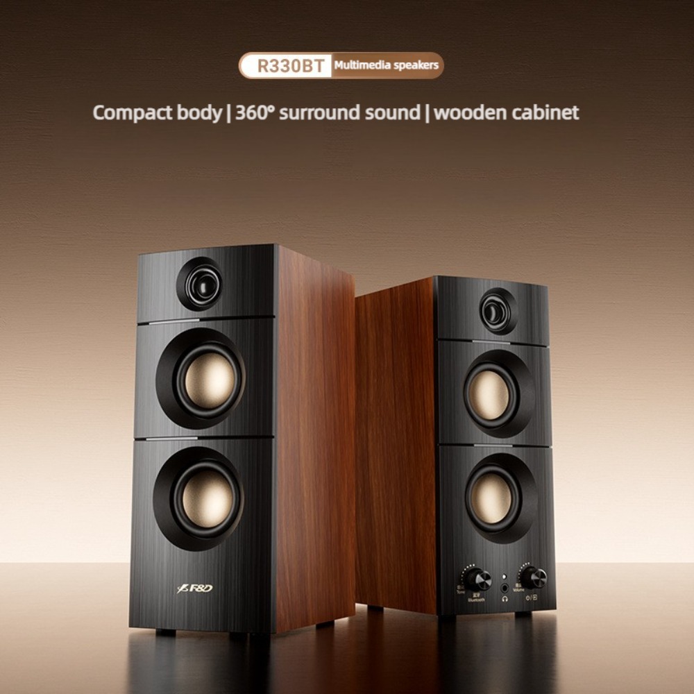 R330BT Set Speaker Bluetooth D - Audio Music Spotify ulasan dan harga