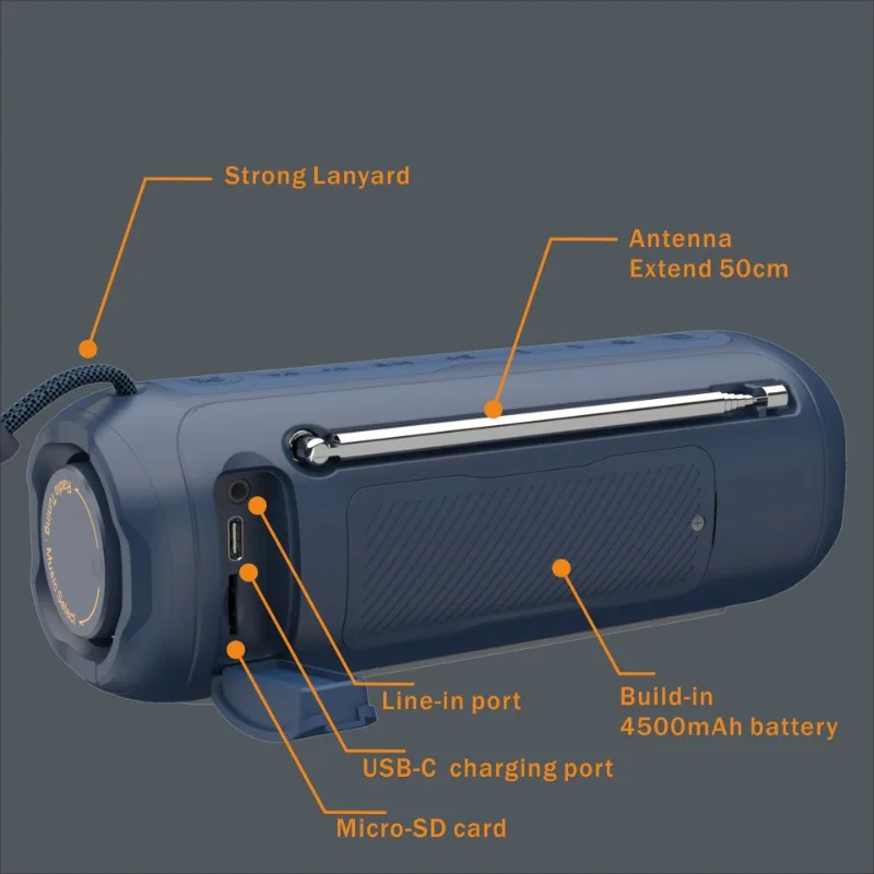 Speaker Bluetooth Nirkabel Por - Audio Music Spotify ulasan dan harga