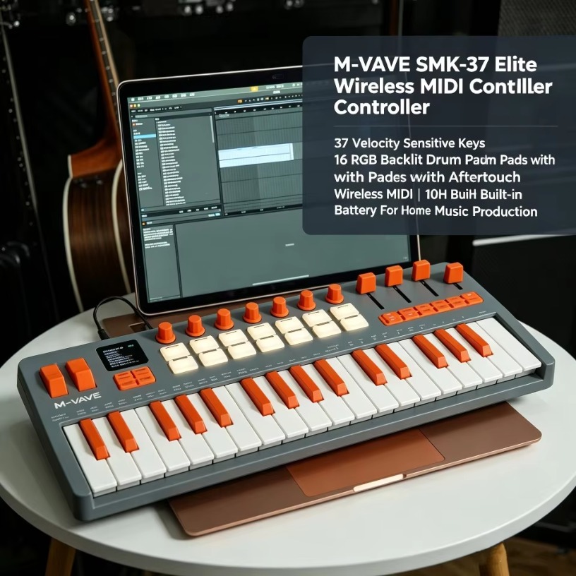 M-VAVE SMK-37, Keyboard MIDI N - Midi Controller Pad ulasan dan harga