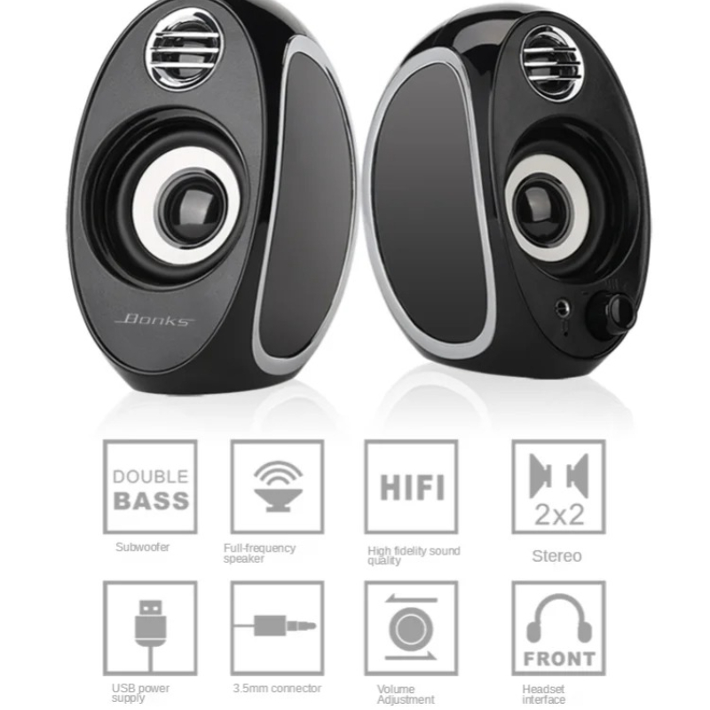 Speaker Kecil Laptop Audio Kom - Audio Music Spotify ulasan dan harga