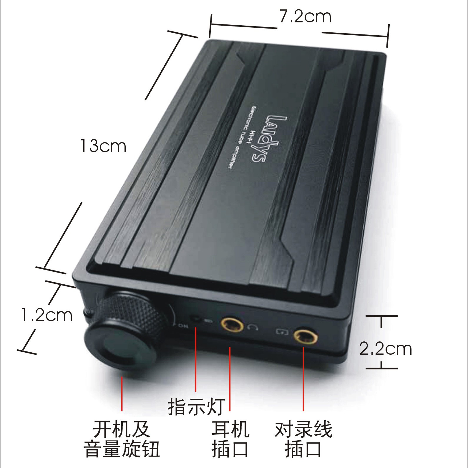 LAIDYS Penguat Headphone Porta - Headphone Amplifier Dac ulasan dan harga