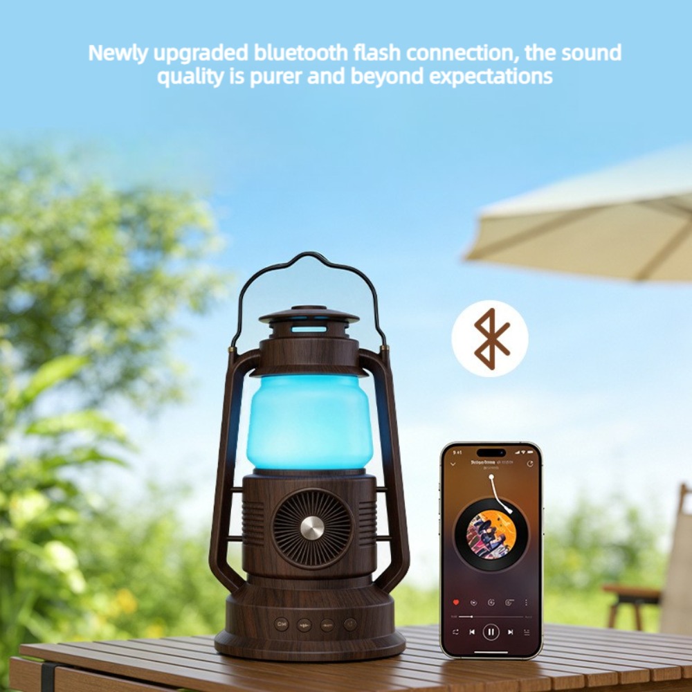 Lampu Camping Genggam Portabel - Audio Music Spotify ulasan dan harga