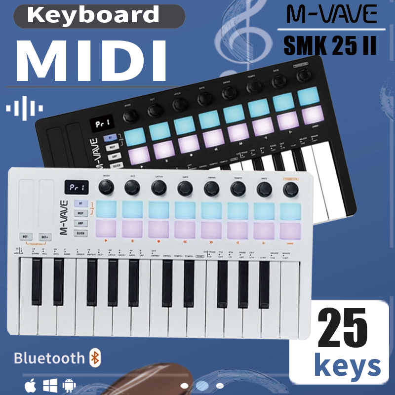 M-VAVE SMK-25 II MIDI Keyboard - Midi Controller Pad ulasan dan harga
