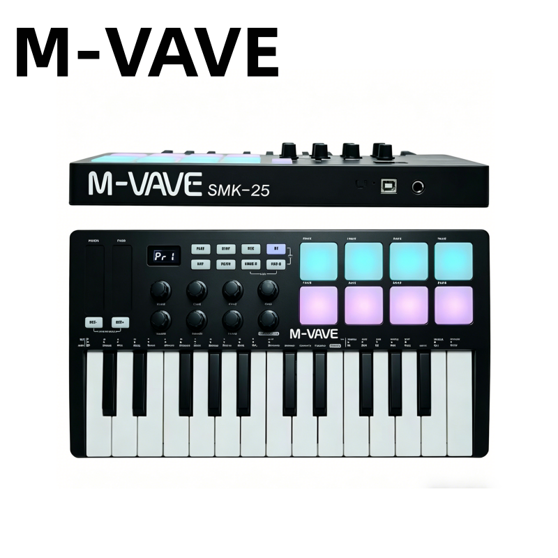 M-VAVE SMK-25 Keyboard MIDI Po - Midi Controller Pad ulasan dan harga