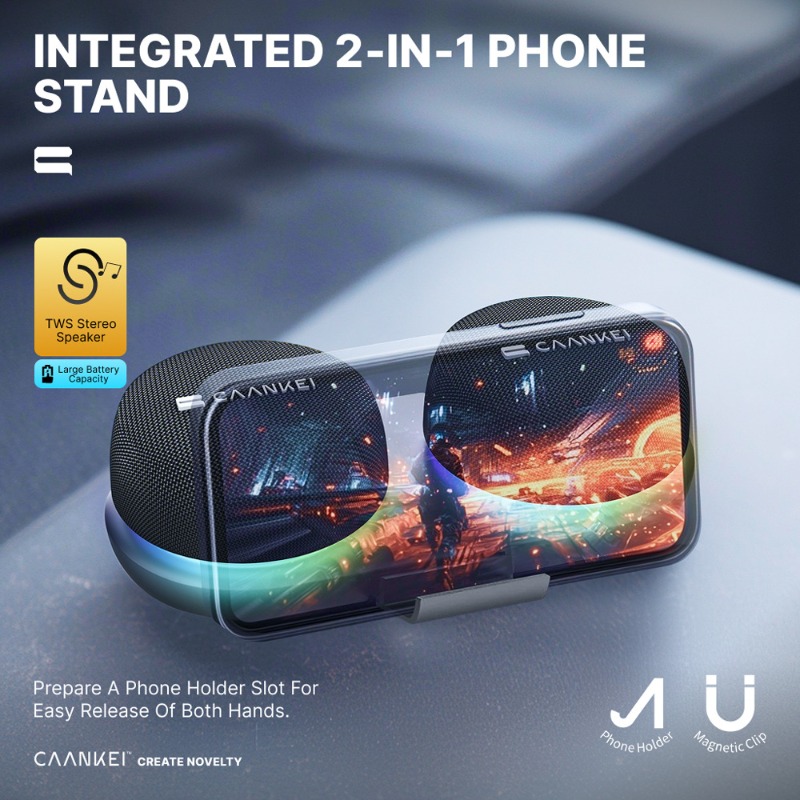 Speaker Bluetooth Magnetik den - Audio Music Spotify ulasan dan harga