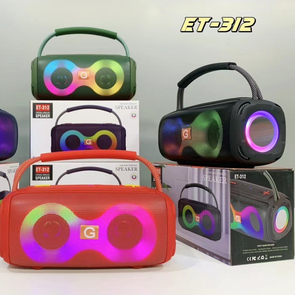 Speaker Bluetooth ET-312 Porta - Audio Music Spotify ulasan dan harga