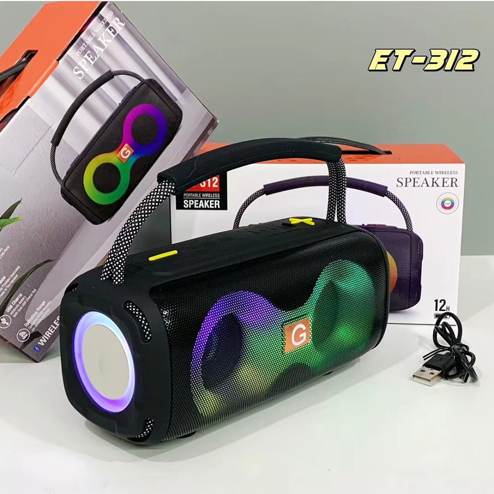 Speaker Bluetooth ET-312 Porta - Audio Music Spotify ulasan dan harga