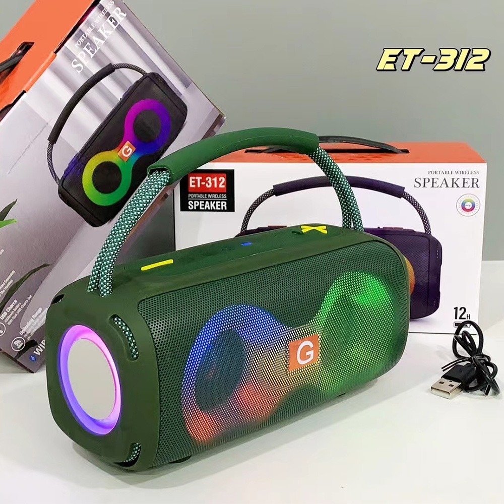 Speaker Bluetooth ET-312 Porta - Audio Music Spotify ulasan dan harga
