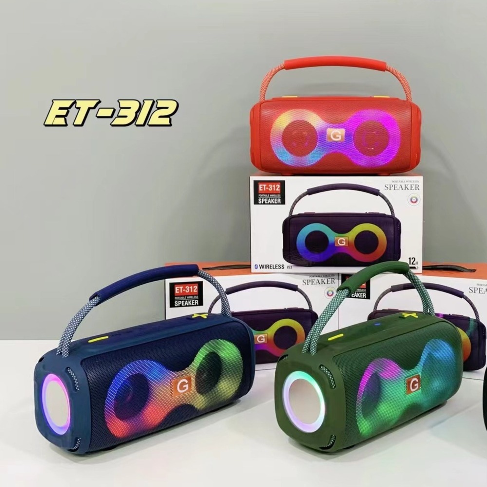 Speaker Bluetooth ET-312 Porta - Audio Music Spotify ulasan dan harga